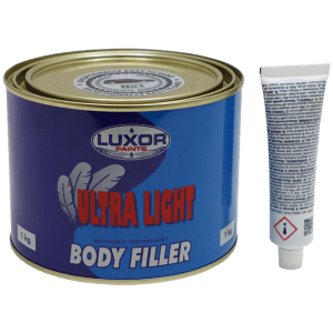 BODYFILLER LIGHT C/W PASTE 1KG - ULTRALIGHT/SOFT BODYFILLER 1KG