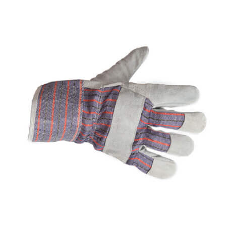 Leather Candy Stripe Glove