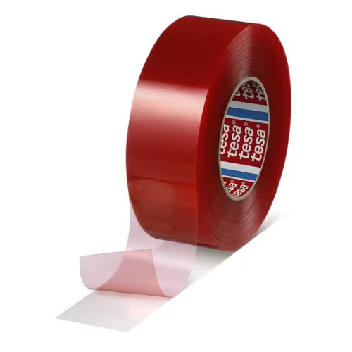 TESA D/SIDED TAPE PET 50MM X 50M - DOUBLE SIDED TAPE - CLEAR FILM (205 um)