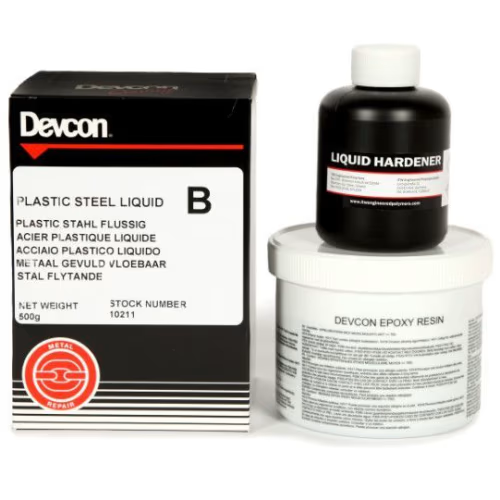 DEVCON EPOXY ADHESIVE STEEL 500G - LIQUID EPOXY (STEEL)