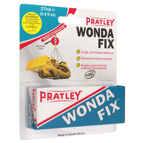 PRATLEY ADH WONDAFIX 27ML - TOUGH & FLEXIBLE ADHESIVE (CREAMY)