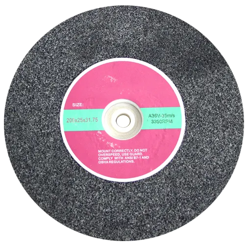 GRINDING WHEEL AN 200X25MM GREY A 36 - 31.75MM BORE - ALUMINIUM OXIDE(COARSE)