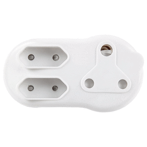 PLUG ADAPTOR MULTI 3 WAY 2PIN - 1X3PIN 2X FLAT 2PIN