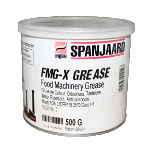 GREASE MPG FOOD/G 500G TIN SPA - FMG-X MULTI-PURPOSE (-20°C TO 160°C)