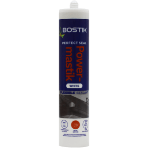 BOSTIK W/PROOF SEALANT WHITE 280ML - POWERMASTIK CART (WATERPROOF)