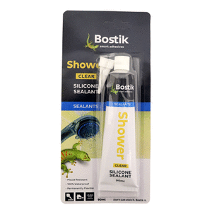 SILICONE 90ML BOSTIK SHOWER - DWS - MOULD RESISTANT CLEAR SILICONE