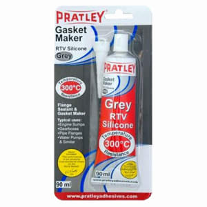 GASKET MAKER GREY 90ML PRATLEY - DWS - HIGH HEAT RTV (300° C)