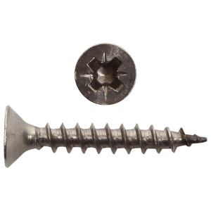 CHIPBOARD SCREW S/S A4 NO NIB 4.0X30MM - DIN 7505A -#8 X 30MM STAINLESS (S/STEEL 316)