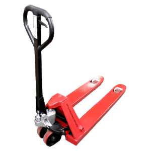 PALLET TRUCK 3000KG NARROW FORK RED - FORK SIZE 500X 1100 (DOUBLE PU WHEELS)