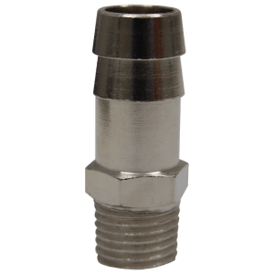 AIR FITT ADAPTOR 12MM HOSE - 1/4"M - GAV 1/4" BSPT MALE (1233/11)