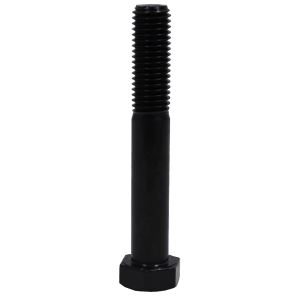 BOLT HT M/C BLACK 18 X 150MM - DIN 931 - GRADE 8.8 - METRIC COARSE