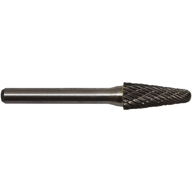 BURR TCT L TAPER B/N 12MM FB - 12 X 30MM (KEL-Z6) - 6MM SHANK