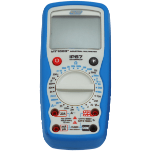 MULTIMETER DIGITAL 1000V IP67 MAJOR - AC/DC-MAX 10A DC (INC ACCESSORIES)