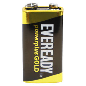 BATTERY 9V-AL EVEREADY - NON- RECHARGEABLE - SOLD LOOSE
