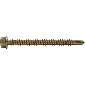 SELF DRILL SCREW STL HEX 5.5 X 25 - TEK SCREW - #12 HEX HEAD - STEEL PURLINS
