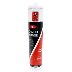 SILICONE HIGH TEMP 280ML FB - 100% RTV RED SILICONE (UP TO 343"C)