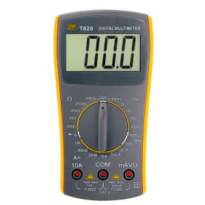 MULTIMETER DIGITAL 600V TOPTRONIC - AC/DC-MAX 10A DC (INC LEADS)