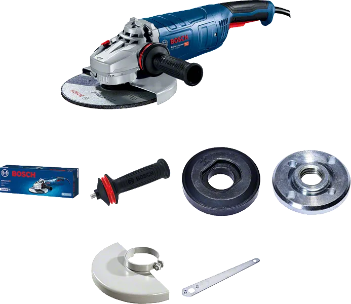 Bosch Professional 230mm 2400W Corded Angle Grinder Metal Cutting and Grinding Tool (GWS 24-230)