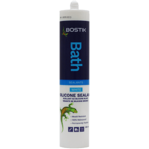 SILICONE  280ML BOSTIK BATH - FULLY WATERPROOF WHITE