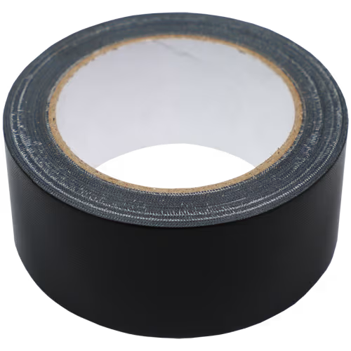 DUCT TAPE BLACK 25M X 48MM - 3 INCH CORE