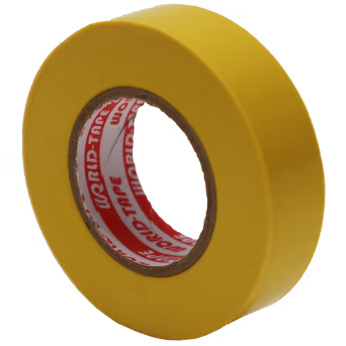 INSULATION TAPE 10M YELLOW - 130 MICRON X 18MM