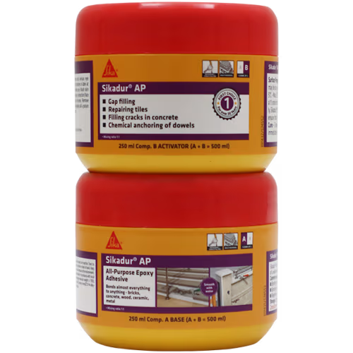 EPOXY ADHESIVE SIKADUR AP 500ML - 2-PART A+B (ALL PURPOSE)
