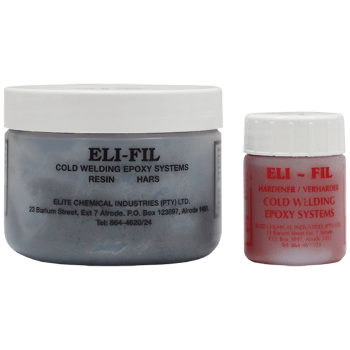 EPOXY PUTTY ALUMINIUM 500G ELI-FIL - 2-PART FOR ALUMINIUM (ELIFIL)
