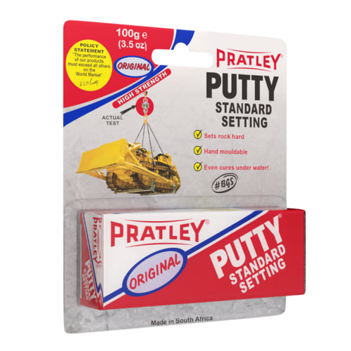 EPOXY PUTTY G/P 100G WHITE PRATLEY - 2-PART (GENERAL PURPOSE)