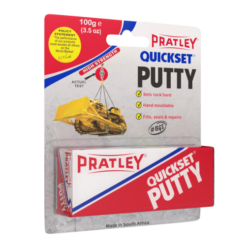 EPOXY PUTTY G/P QUICKSET 100G PRATLEY - 2-PART (GENERAL PURPOSE - FAST SET)