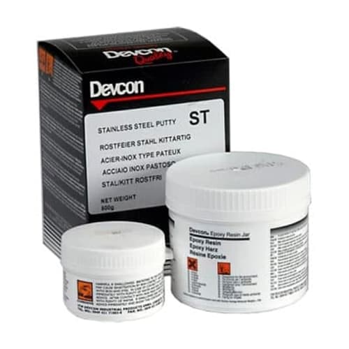 EPOXY PUTTY STAINLESS STEEL 500G DEVCON - 2-PART FOR STAINLESS STEEL
