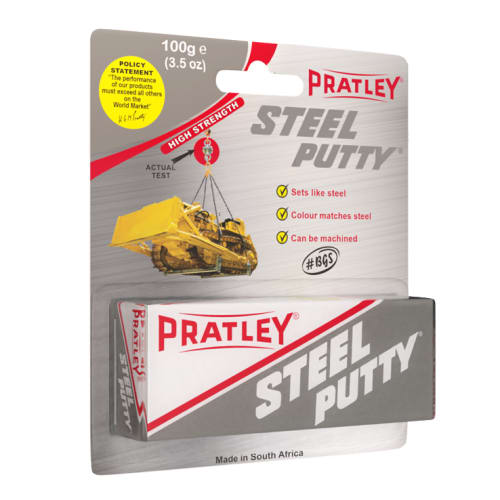 EPOXY PUTTY STEEL 100G PRATLEY - 2-PART FOR STEEL