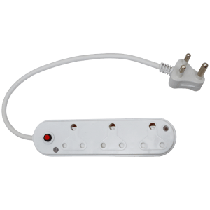 PLUG CORDED MULTI  3 WAY  3PIN - WITH OVERLOAD PROTECTION