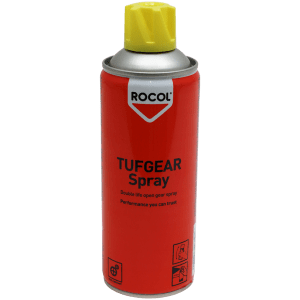 GREASE  OPEN GEAR  400ML SPRAY ROCOL - TUFGEAR NON-MELT (-10°C TO 100°C)