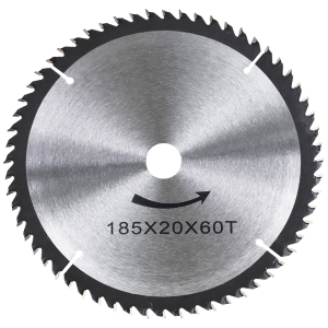 BL CIRC SAW WOOD 185 X 20 60T TCT FB - WOOD CROSS-CUT BLADE (INCL 16MM BUSH)
