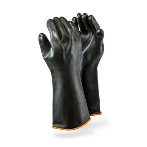Black Rubber Glove (Smooth)