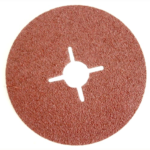 SANDING DISC 125X22MM 24G XC - DWS - RESIN FIBRE DISC - CROSS CUT HOLE