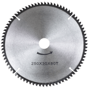 BL CIRC SAW ALU 250 X 30  80T TCT FB - ALUMINIUM BLADE (INCL 25.4/20MM BUSHES)