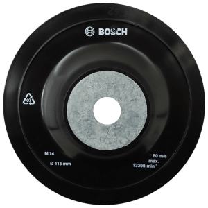 BACKING PAD PLASTIC 115MM M14 BOSCH - M14 THREAD FOR GRINDERS