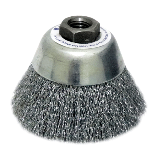 WIRE CUP BRUSH 76MM X 14 X 2.00 WERN - 0.40MM WIRE- THREAD M14