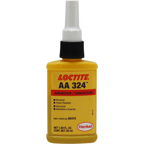 LO ADHESIVE 50ML 324 GLASS - LOCTITE JOINING GLASS TO METALS