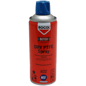 DRY LUBE FG PTFE SPRAY 400ML ROCOL - FOOD GRADE DRY FILM LUBRICANT