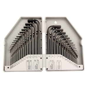 ALLEN K/SET IMP/MET B/P ARNDT 30PC - HEX 0.7-1.3MM & B/P 1.5-10MM & 1/16-3/8"