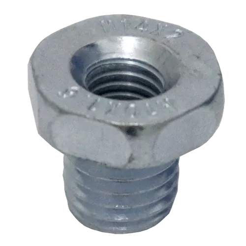 WIRE CUP BRUSH ADAPTOR M14X2-M10X1.5 - ADAPTOR CONVERTS M14-M10