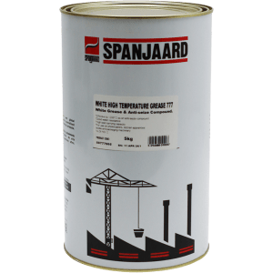 GREASE  WHITE ANTI-SEIZE  5KG TIN SPA - 777 HIGH TEMP (UP TO 1200°C)