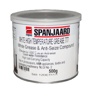 GREASE  WHITE ANTI-SEIZE  500G TIN SPA - 777 HIGH TEMP (UP TO 1200°C)