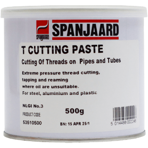 CUTTING PASTE  500G TIN SPANJAARD - "T" CUTTING COMPOUND FOR ALL METALS