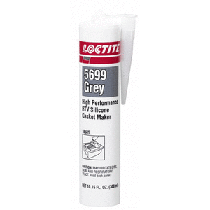 GASKET MAKER  GREY  300ML  5699 LOC - HIGH HEAT RTV (200° C)