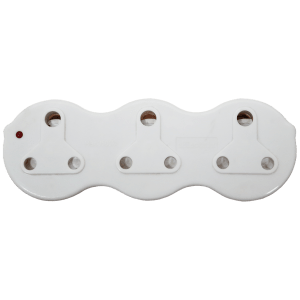 PLUG ADAPTOR MULTI 3 WAY SURGE - DWS - 3X3PIN