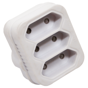 PLUG ADAPTOR MULTI 3 WAY EURO - 3XFLAT 2PIN