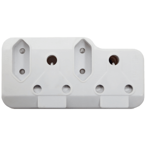 PLUG ADAPTOR MULTI 4 WAY - 2X3PIN 2XFLAT 2PIN